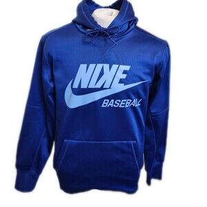 Nike Baseball royal blue hooded sweatshirt hoodie,  size Medium